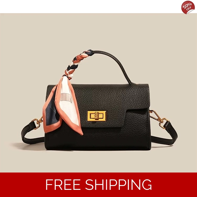 product Image for Genuine Leather Handbag Office Lady Hand-held Bag, Single Shoulder Bag, Women Crossbody Bag for Gift